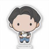 FRIENDS™ | Joey ちびキャラ シール (正面)
