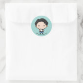 FRIENDS™ | Joey ちびキャラ ラウンドシール (バッグ)