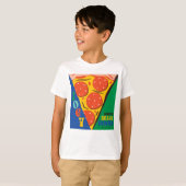 FRIENDS™ | Joey Doesn't Share Food - ピザ グラフィック Tシャツ (正面フル)