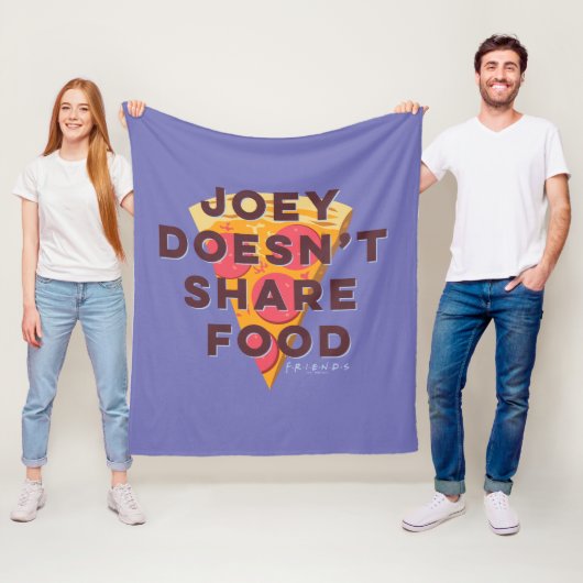 FRIENDS™ | Joey Doesn't Share Food - ピザ フリースブランケット (インサイチュ)