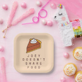 FRIENDS™ | Joey Doesn't Share Food ペーパープレート (パーティー)