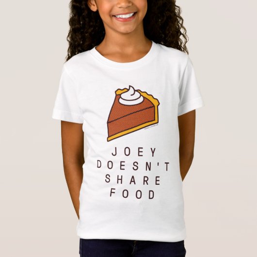 FRIENDS™ | Joey Doesn't Share Food Tシャツ (正面)