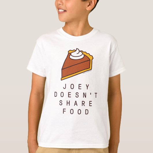 FRIENDS™ | Joey Doesn't Share Food Tシャツ (正面)