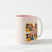 Friends Keepsake Collageで写真を追加 ツートーンマグカップ (正面右)