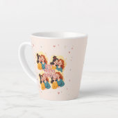 Friends Keepsake Collage add your photo カフェラテマグ (左アングル)