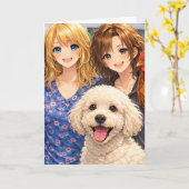Friends Make Life Brighter Greeting Card カード (黄色い花)