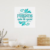 Friends Make Life Special ポスター (キッチン)