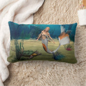Friends Mermaid und Turtle ランバークッション (ブランケット)