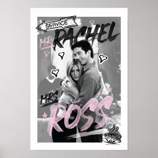 FRIENDS™ | Mr. Rachel & Mrs. Ross ポスター (正面)