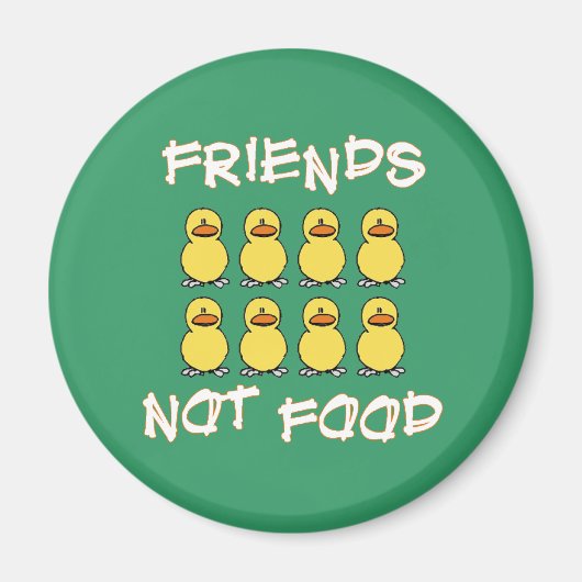 Friends not Food Magnet マグネット (正面)