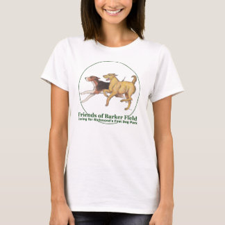 Friends of Barker Field Logo on a Woman's Tee Tシャツ