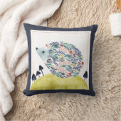 Friends of Clementine |フォークアートヘッジホッグ クッション (ブランケット)