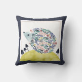 Friends of Clementine |フォークアートヘッジホッグ クッション (裏面)