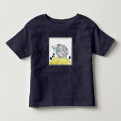 Friends of Clementine |フォークアートヘッジホッグ トドラーTシャツ (正面)