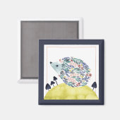 Friends of Clementine |フォークアートヘッジホッグ マグネット (正面/裏面)