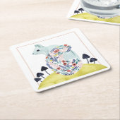 Friends of Clementine |フォークアールリス スクエアペーパーコースター (アングル)