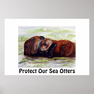 Friends of the Sea Otter Poster ポスター