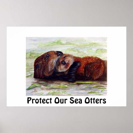 Friends of the Sea Otter Poster ポスター (正面)