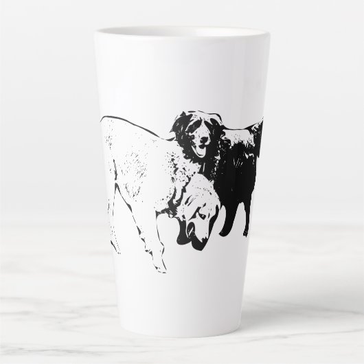 Friends on the Leafy Path カフェラテマグ (正面)