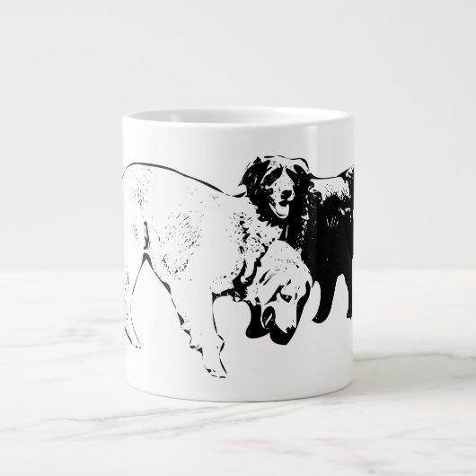 Friends on the Leafy Path ジャンボコーヒーマグカップ (正面)