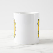 FRIENDS™ Peephole あなたはモニカからレイチェル ジャンボコーヒーマグカップ (正面)