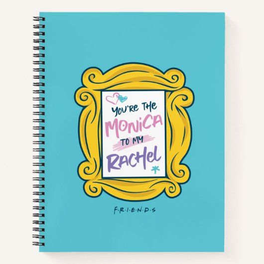 FRIENDS™ Peephole あなたはモニカからレイチェル ノートブック (正面)