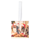 Friends Photo Cubeパーソナライズされたオーナメント キューブオーナメント (正面)