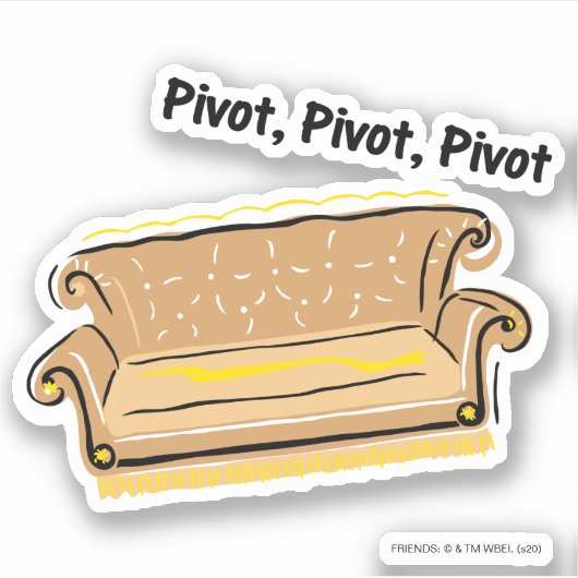 FRIENDS™ | Pivot シール (正面)
