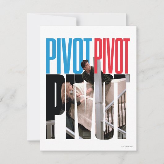 FRIENDS™ | PIVOT PIVOT PIVOT 引用 ノートカード (正面)