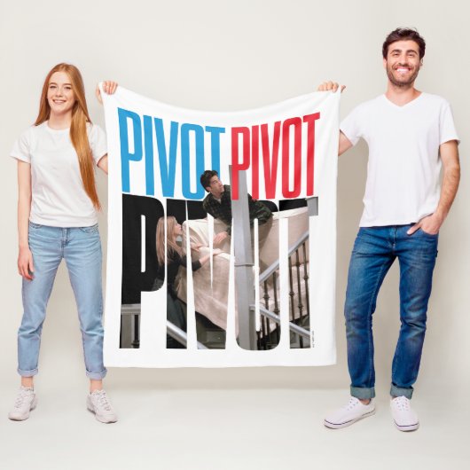 FRIENDS™ | PIVOT PIVOT PIVOT 引用 フリースブランケット (インサイチュ)