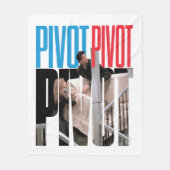 FRIENDS™ | PIVOT PIVOT PIVOT 引用 フリースブランケット (正面)
