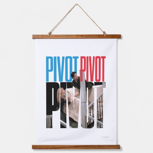FRIENDS™ | PIVOT PIVOT PIVOT 引用 吊り下げ型タペストリー (正面)