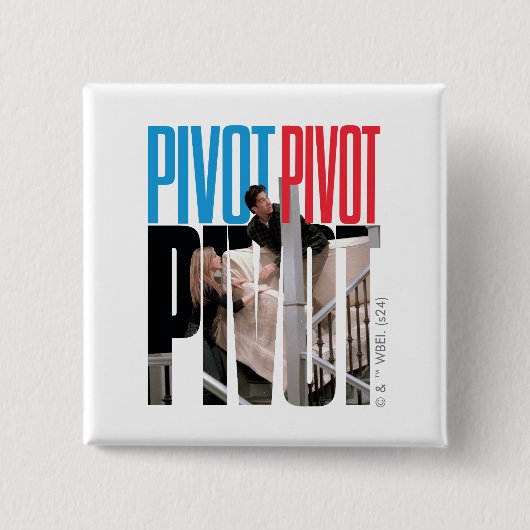 FRIENDS™ | PIVOT PIVOT PIVOT 引用 缶バッジ (正面)