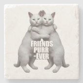 Friends Purr-Ever ストーンコースター (正面)