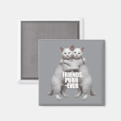Friends Purr-Ever マグネット (正面/裏面)