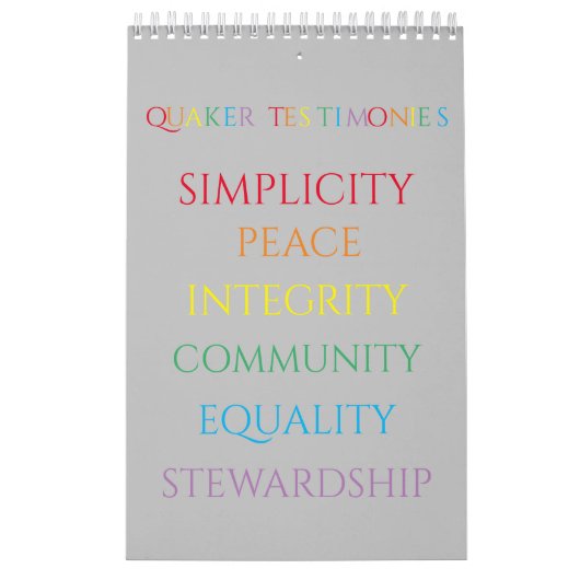 Friends (Quaker) 2023カレンダー カレンダー (カバー)