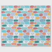 FRIENDS™ Quote Pattern ラッピングペーパー (フラット)