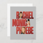 FRIENDS™ | Rachel, Monica & Phoebe ノートカード (正面/裏面)