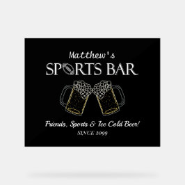 Friends, Sports & Beer - Sportsバーアクリルサイン アクリルサイン