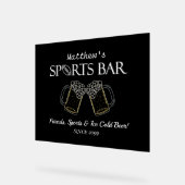 Friends, Sports & Beer - Sportsバーアクリルサイン アクリルサイン (傾斜)