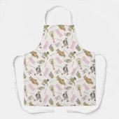 FRIENDS™ Tan Cartoon Pattern エプロン (正面)