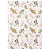 FRIENDS™ Tan Cartoon Pattern クリップボード (裏面)