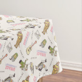 FRIENDS™ Tan Cartoon Pattern テーブルクロス (インサイチュ)