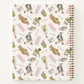 FRIENDS™ Tan Cartoon Pattern ノートブック (裏面)