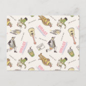 FRIENDS™ Tan Cartoon Pattern ポストカード (正面)