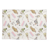 FRIENDS™ Tan Cartoon Pattern 枕カバー (裏面)