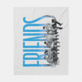 FRIENDS™ | The Gang フリースブランケット (正面)