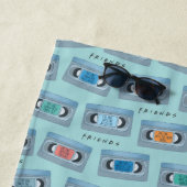 FRIENDS™ | The One With Video Tape Pattern ビーチタオル (インサイチュ)