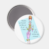 Friends through Good & Bad Hair日 マグネット (正面/裏面)