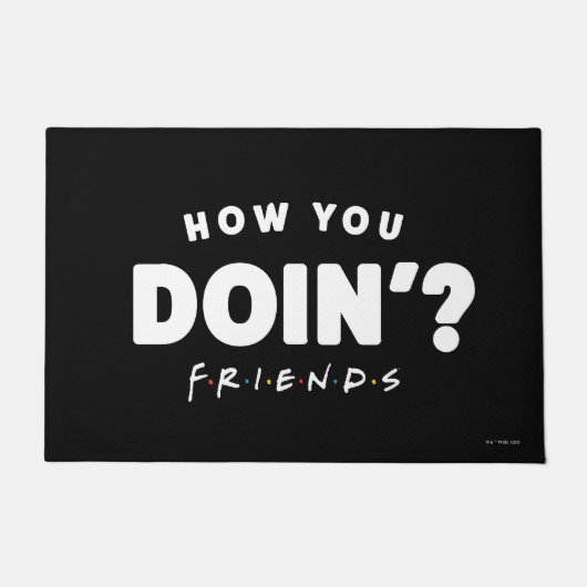 FRIENDS™ TVシリーズ | How You Doin? ドアマット (正面)